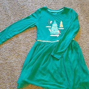 Green Christmas dress